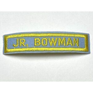 2-7/8" NAA JOAD Junior Olympic Archery USA Camp Program Club JR. BOWMAN PATCH